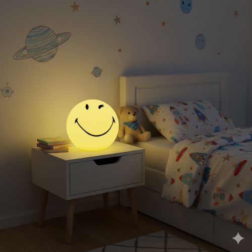 Lampe-smiley-jaune-clin-d-oeil-sourire