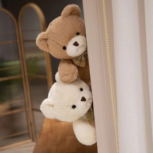 Ours en Peluche Brun avec Nœud Papillon