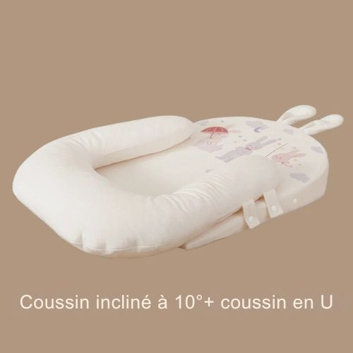 Plan-incline-anti-reflux-coussin-reglable-deux-pieces