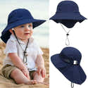 Chapeau Bébé CATOR à Larges Bords - Protection UV, Réglable, En Coton Doux Avec Motifs Fleuris - 11