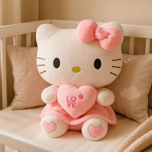 peluche-hello-kitty-chat-rose