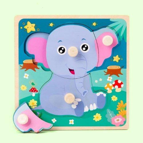 PUZZLE EN BOIS MONTESSORI | WISEBABYâą - Dewan