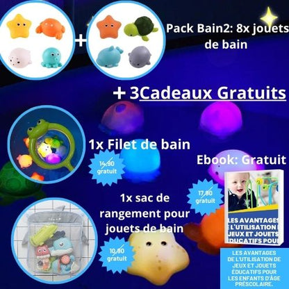 JOUET DE BAIN LUMINEUX | FUNTIME™ - Dewan