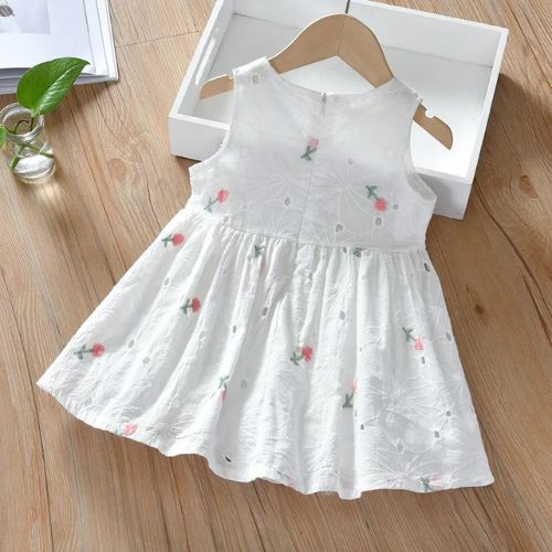 robe-blanche-enfant-fille