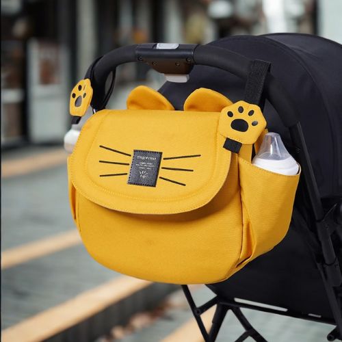 Sac-a-langer-chat-multi-usage-jaune