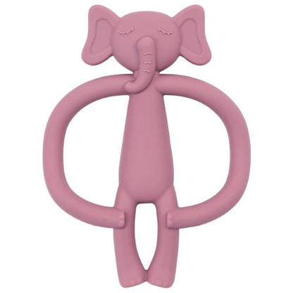 anneau-de-dentition-bebe-silicone-rose