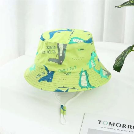 chapeau-bebe-ajustable-vert