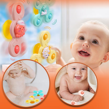 JOUETS DE BAIN BÉBÉ POLYVALENT | SPINNER OCÉAN - Dewan