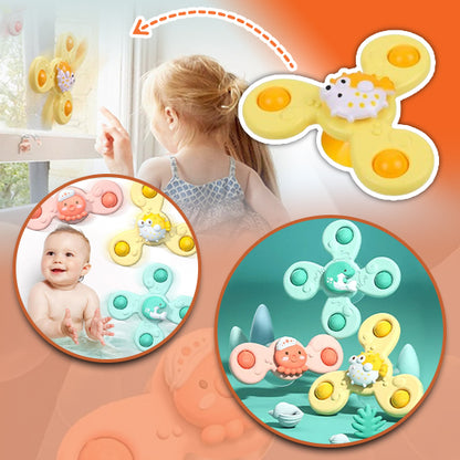 JOUETS DE BAIN BÉBÉ POLYVALENT | SPINNER OCÉAN - Dewan