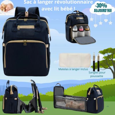 Sac à dos à langer - Petit lit à langer BabyMouve™