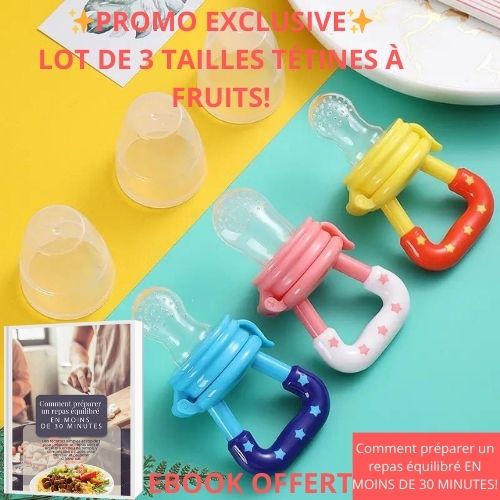 JUICY™ | TÉTINE GRIGNOTEUSE FRUITS BÉBÉ - Dewan