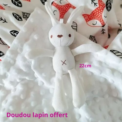 couverture-bebe-cadeau-lapin