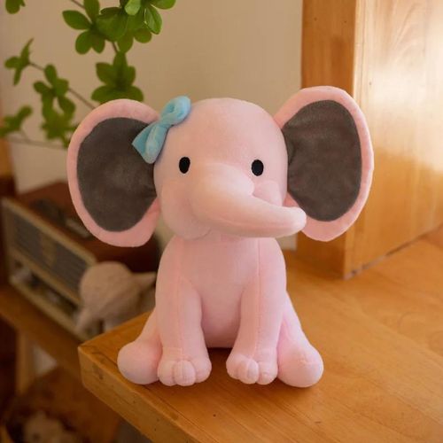 peluche-elephant-rose